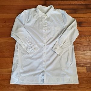J. Jill tunic length button down shirt w/pockets